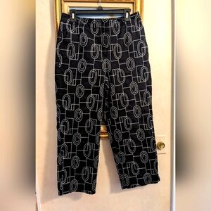 Talbot's Women's Wearable Art Capri Pants, size 10